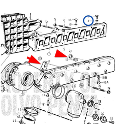 Pakkingset inlaatspruitstuk Volvo Penta 876144