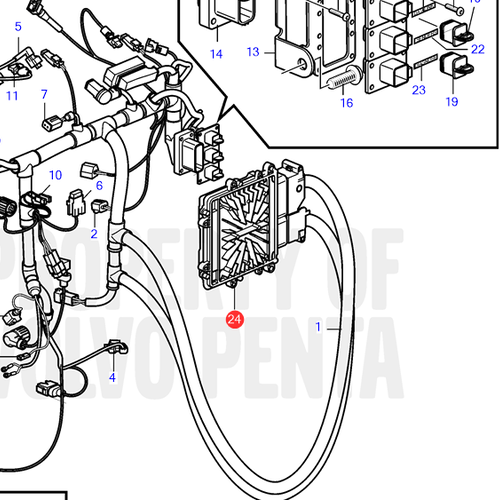 Volvo Penta Unidad de control ECU Volvo Penta 21092158