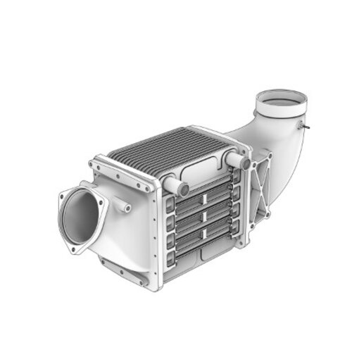 Volvo Penta Nachkühler - Ladeluftkühler Volvo Penta 24159274  - 21757126