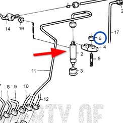 Verstuiver TAMD71B Volvo Penta 864069 - 3803256