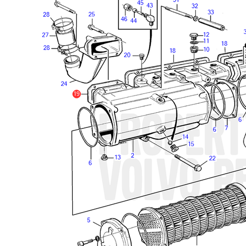 Volvo Penta Pakking  Volvo Penta 866688