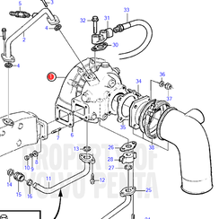 Turbocharger Volvo Penta 3802083 - 3827092