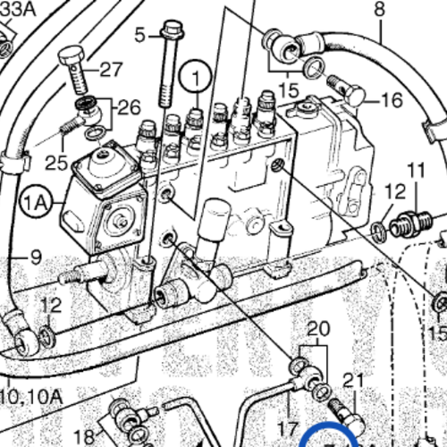 Volvo Penta Fuel injection pump Bosch Volvo Penta 3803739 - 3826154