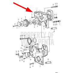 Verteilerhaus Volvo Penta 471505