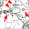 Volvo Penta Wiring harness with relay box Volvo Penta 858524 - 860143
