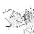 Volvo Penta Spanbeugel D1-  Volvo Penta 3809628
