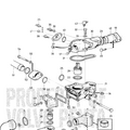 Volvo Penta Thermostat housing complete Volvo Penta 876628