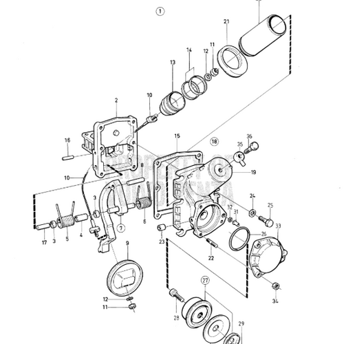 Volvo Penta By-pass klep Volvo Penta 863585 - 471700