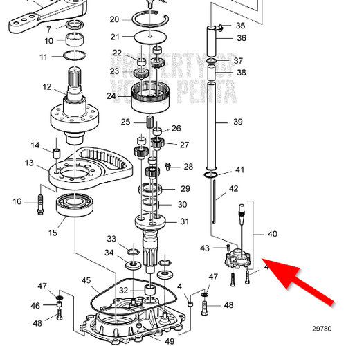 Volvo Penta Sensor kit Steering EVC Volvo Penta 21593166 - 21147917