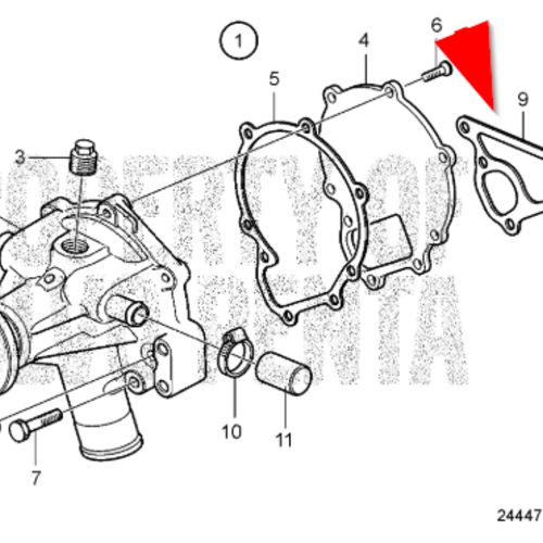 Volvo Penta Gasket Volvo Penta 21194527