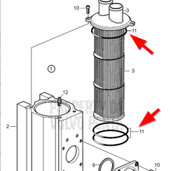 O-ring Volvo Penta 21273476