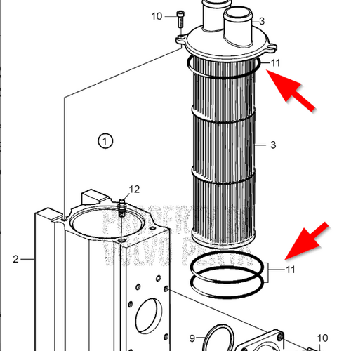 Volvo Penta Junta tórica Volvo Penta 21273476