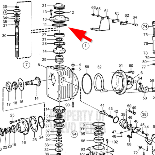 Volvo Penta O-ring Volvo Penta 949962