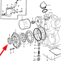 Volvo Penta Oil seal Volvo Penta 6842273