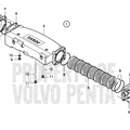 Volvo Penta Charge air cooler housing D5A Volvo Penta 3838414
