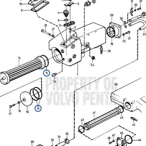 Volvo Penta O-ring Volvo Penta 925258
