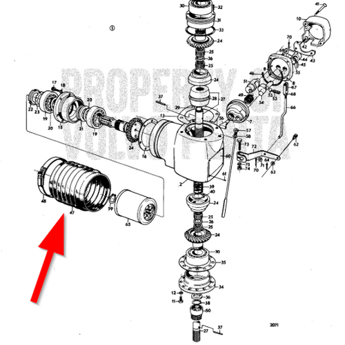 Volvo Penta Bellows Volvo Penta 875512
