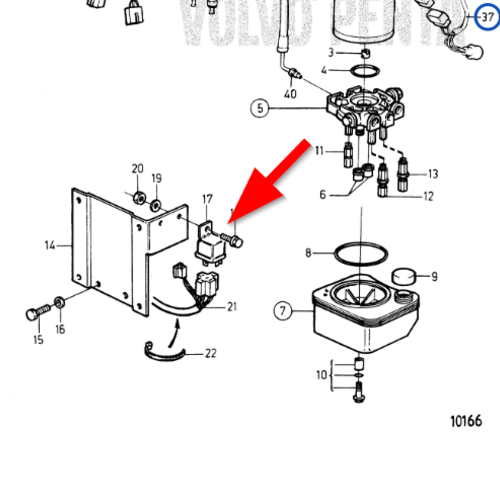 Volvo Penta Relay Volvo Penta 854357