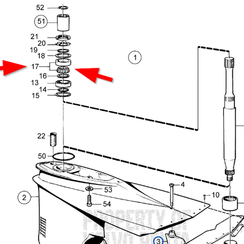 Volvo Penta Kogellager Volvo Penta 11072