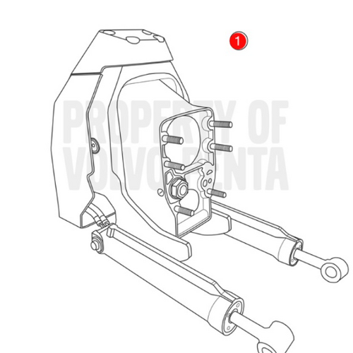 Volvo Penta Transom Shield SX-M Volvo Penta 3868844