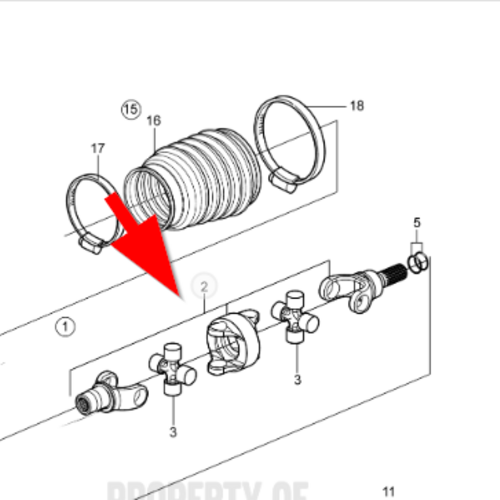 Volvo Penta Universalgelenk Volvo Penta 3887297