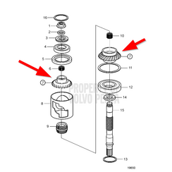 Zahnradsatz Volvo Penta 21255889