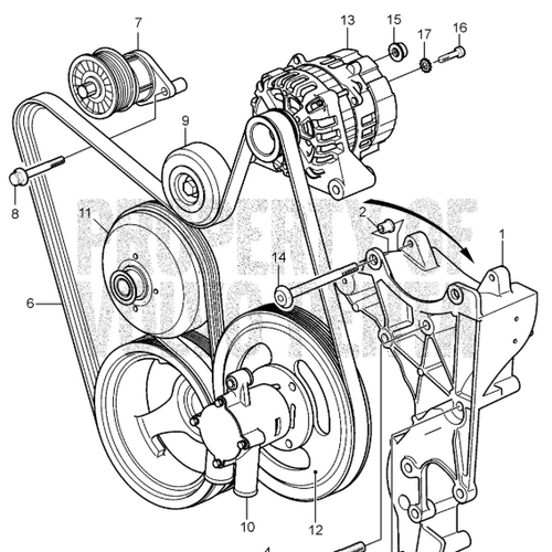 Volvo Penta Multiriem Volvo Penta 3586326