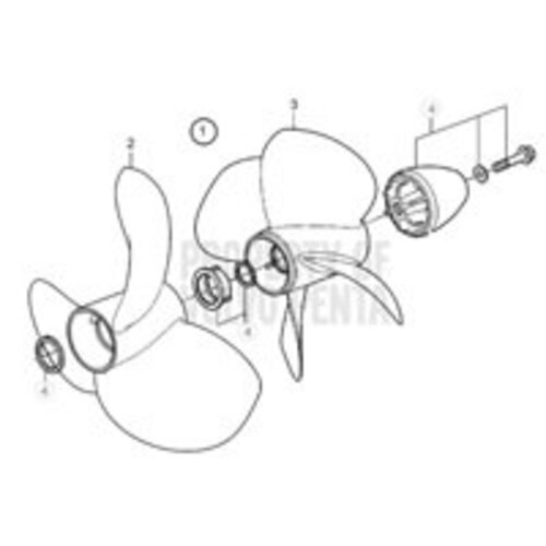 Volvo Penta DuoProp Kit Typ J Antrieb DP Aluminium Volvo Penta