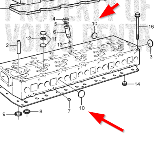 Volvo Penta Expansion plug Volvo Penta 477026