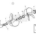 Volvo Penta Propeller Duoprop IPS 15 Type N/NS nibral Volvo Penta