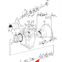 Wellendichtring Volvo Penta 958866