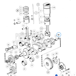 Sealing ring Volvo Penta 864241