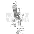 Volvo Penta Enfriador de aceite D11 Volvo Penta 21230918