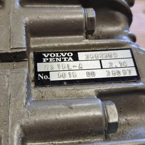 Volvo Penta Keerkoppeling MS15L-A ratio 2.14:1 Volvo Penta 3582238