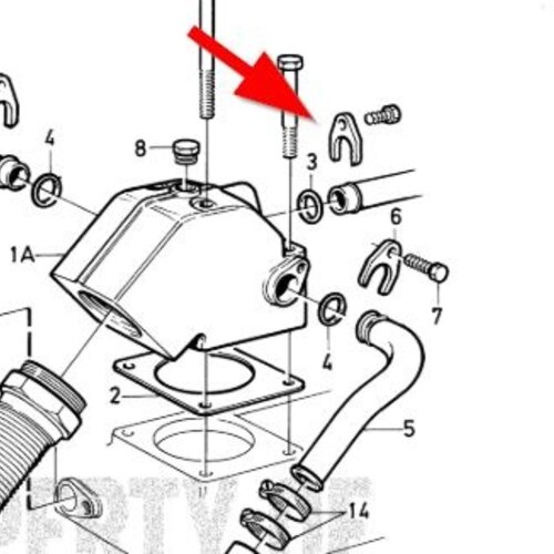 Volvo Penta Abrazadera Volvo Penta 840740