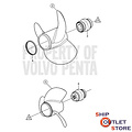 Volvo Penta Hélice Duoprop de acero inoxidable typo GR unidad DPR Volvo Penta