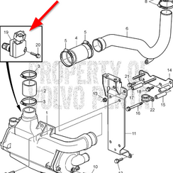 Drucksensor D3 Volvo Penta 31355463 - 30622083