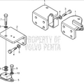 Volvo Penta Rubber motorsteunen Volvo Penta 856834