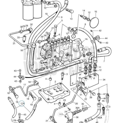 Volvo Penta Öldruckleitung Volvo Penta 3828252