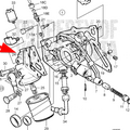 Volvo Penta Carcasa del filtro de aceite serie 22-P Volvo Penta 3580839