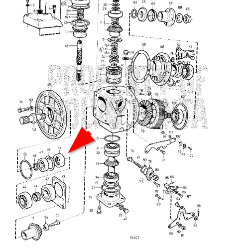 Volvo Penta Sealing ring Volvo Penta 853670
