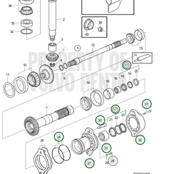 Shaft bearing housing DPR- Volvo Penta 3863106