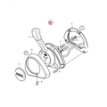Volvo Penta Palanca de control simple EVC Volvo Penta 24890496
