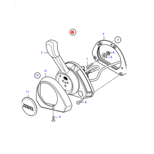Volvo Penta Single control lever EVC Volvo Penta 24890496
