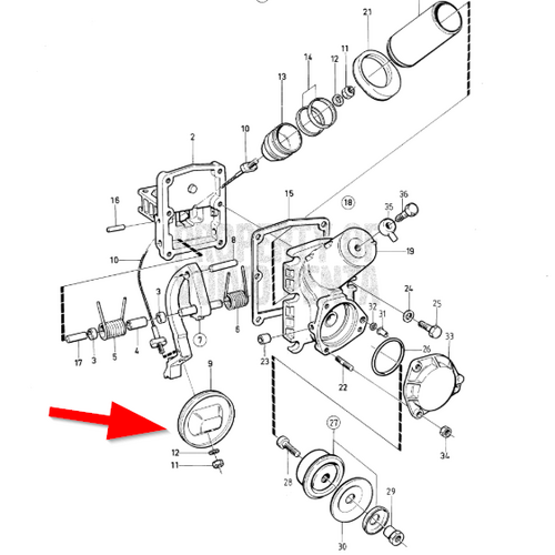 Volvo Penta Throttle Valve Volvo Penta 471676
