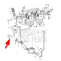 Volvo Penta Cooling water pipe Volvo Penta 864945