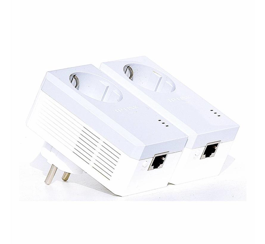 TP-LINK TL-PA4010P KIT 500Mbps Powerline Adapter Netzwerkadapter 2-Set ...