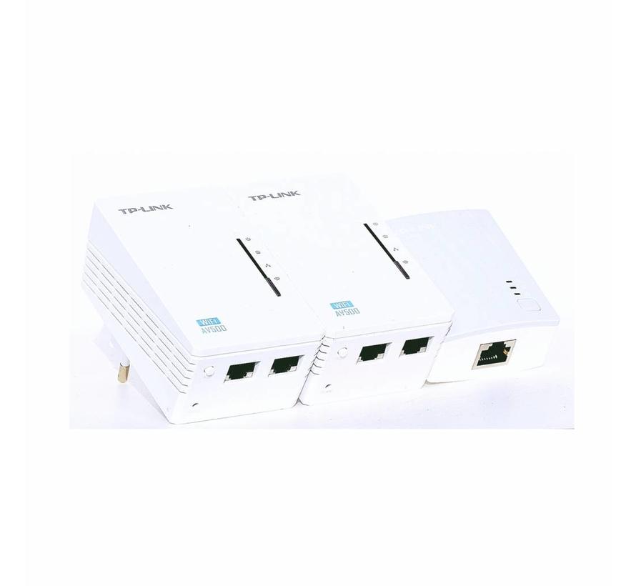 TP-LINK TL-WPA4220TKit AV500 WIFI WLAN Powerline Adapter Netzwerkadapter 3-Set