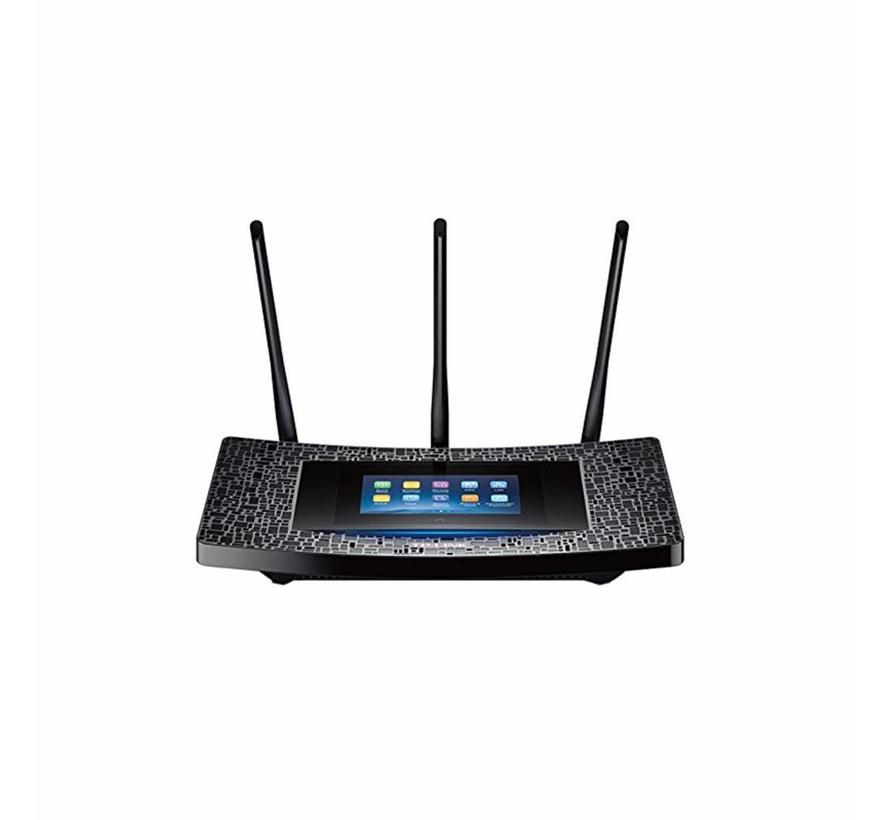 TP-LINK AC1900 RE590T Dualband Gigabit WLAN Repeater Touchscreen 4 Gigabit Ports