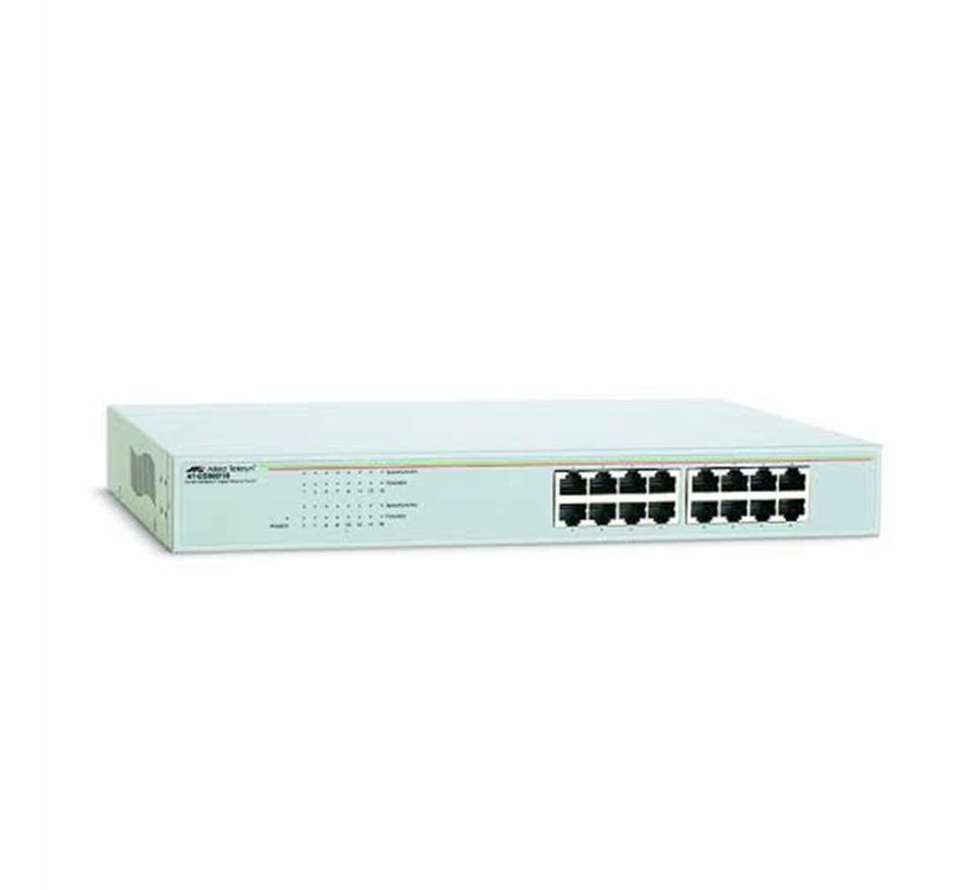 Allied Telesis AT-GS900/16 Gigabit Ethernet Switch 16 Port 10/100/1000